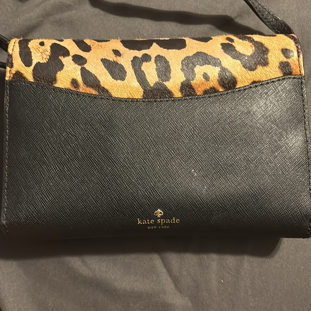 Kate spade leopard crossbody